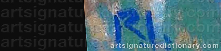 Authentic signature by Roy Cleveland NUSE on  artwork