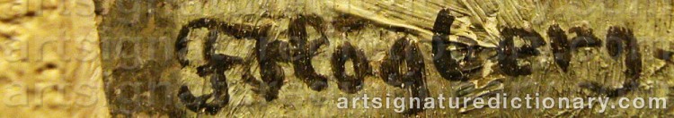 Signature by Fritz HÖGBERG