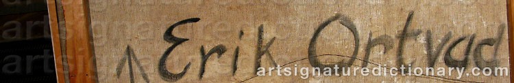 Signature by Erik ORTVAD