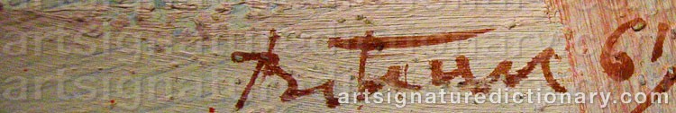 Signature by Albert BITRAN