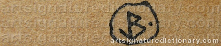 Signature by John BAUER