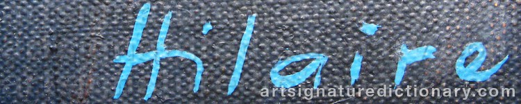 Signature by Camille HILAIRE