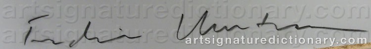 Signature by Fredrik WRETMAN