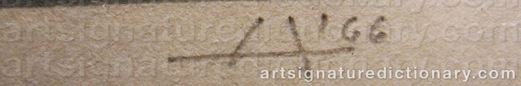 Signature by Josef ALBERS