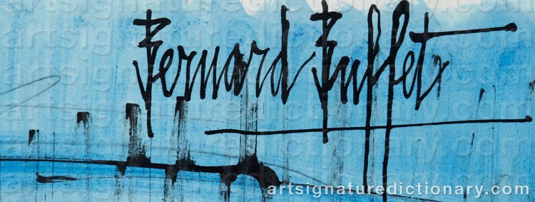 Signature by Bernhard BUFFET