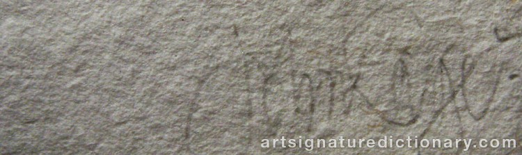 Signature by John CAGE