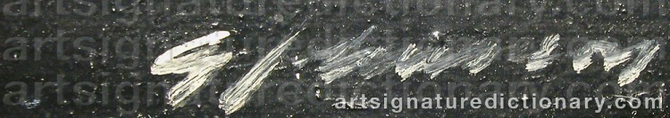Signature by Gunnar JOHANSSON