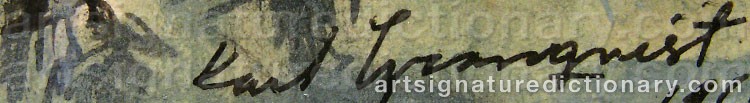 Signature by Karl GRANQUIST