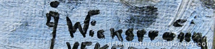 Signature by Åke WICKSTRÖM