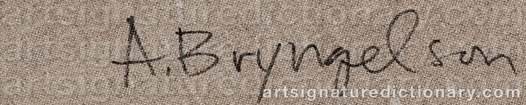 Authentic signature by Annika ‘Syster Diesel’ BRYNGELSON on  artwork