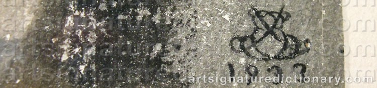 Signature by Bror BÖRJESON