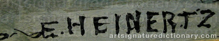 Signature by Erik HEINERTZ