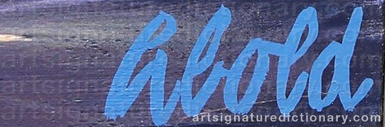 Authentic signature by Hans SCHIEBOLD on Painting/Watercolour artwork