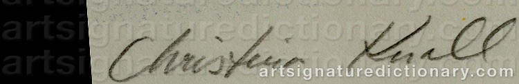 Signature by Christina KNALL