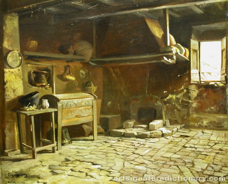 Close-up details showing Eilif PETERSSEN signature forgery characteristics