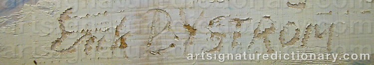 Signature by Erik BYSTRÖM