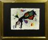 Close-up details showing Joan MIRO signature forgery characteristics