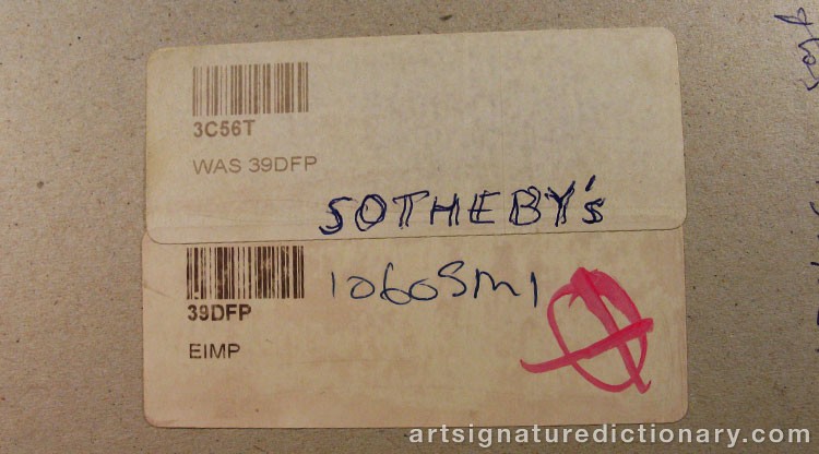 Close-up details showing Georges BRAQUE signature forgery characteristics