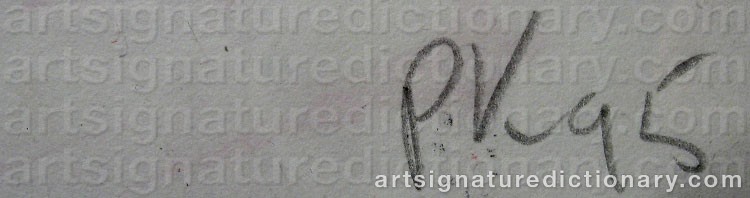 Signature by Per KIRKEBY