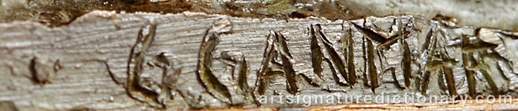 Signature by Georg GANMAR