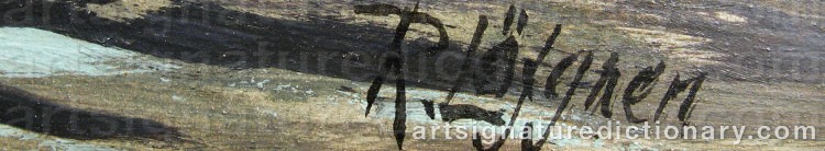 Signature by Robert LÖFGREN