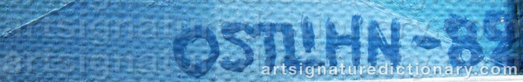 Signature by Barbro ÖSTLIHN