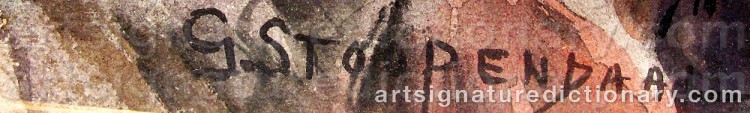 Signature by Georg STOOPENDAAL