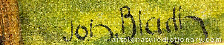 Signature by Johan BLADH