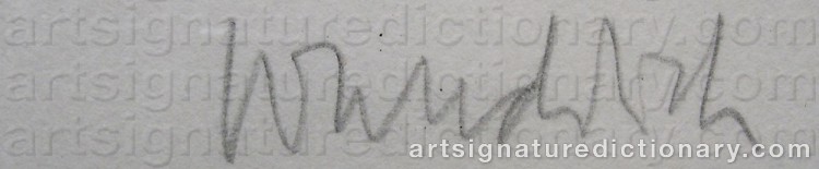 Signature by Paul WUNDERLICH