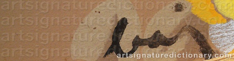 Signature by Enrico BAJ