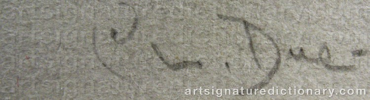 Signature by Christian DUE