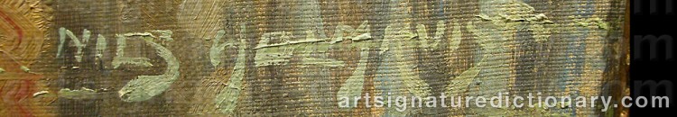 Signature by Nils HOLMQVIST