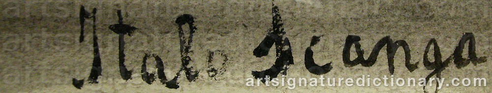 Signature by Italo SCANGA