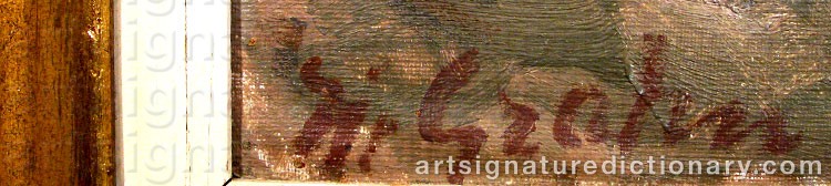 Signature by Hjalmar GRAHN