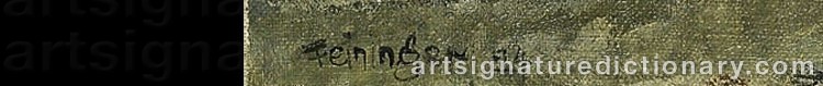Signature by Lyonel FEININGER