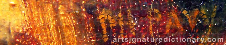 Authentic signature by Philippe PAVY on artwork