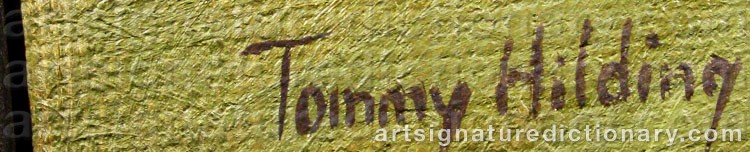 Signature by Tommy HILDING