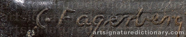 Signature by Carl FAGERBERG