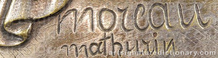 Signature by Mathurin MOREAU