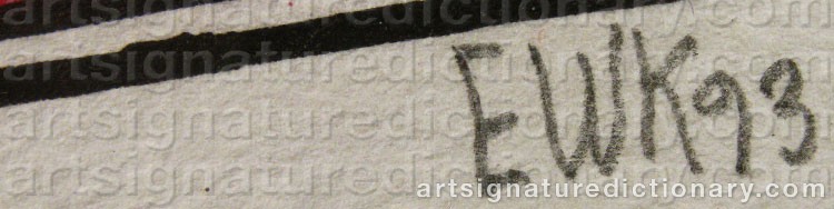 Signature by Ewert ‘Ewk’ KARLSSON