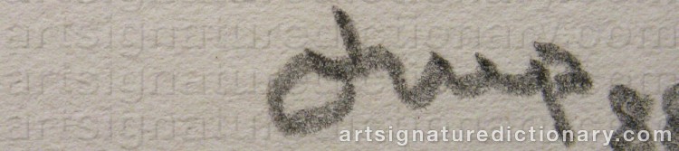 Signature by Bengt ORUP