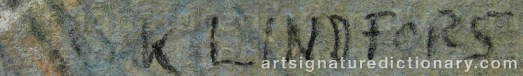 Signature by Kent LINDFORS