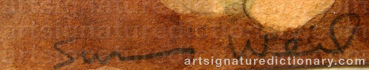 Signature by Susan WEIL