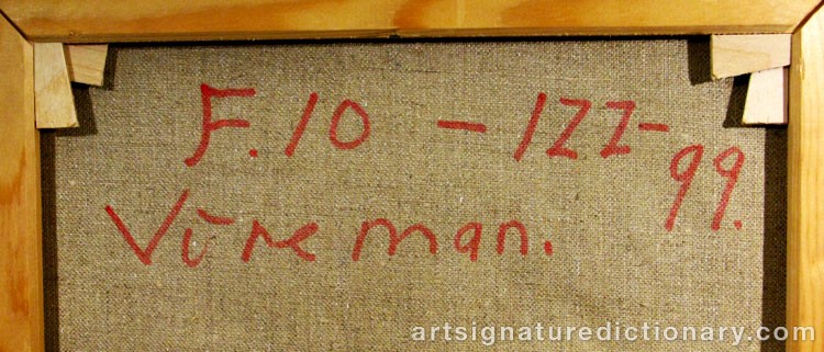 Close-up details showing Bengt LINDSTRÖM signature forgery characteristics