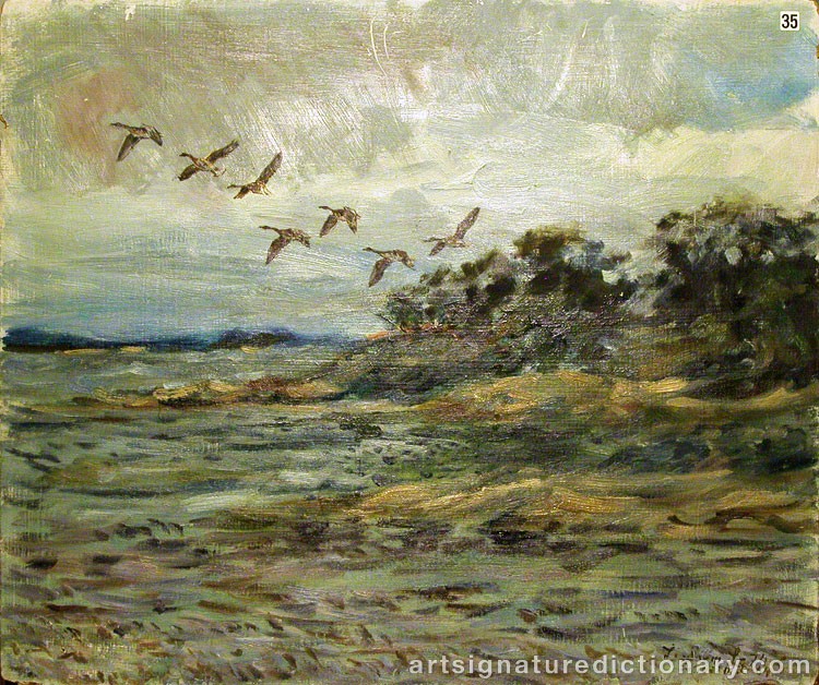 Close-up details showing Lindorm LILJEFORS signature forgery characteristics