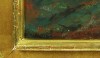 Close-up details showing Chaim SOUTINE signature forgery characteristics