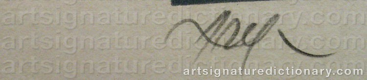 Signature by Jean ARP
