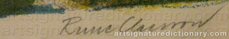 Signature by Rune CLAESSON