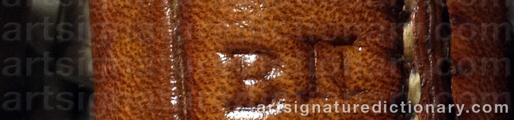 Authentic signature by Bror NÄSLUND on Other artwork