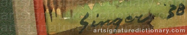 Signature by Clyde SINGER